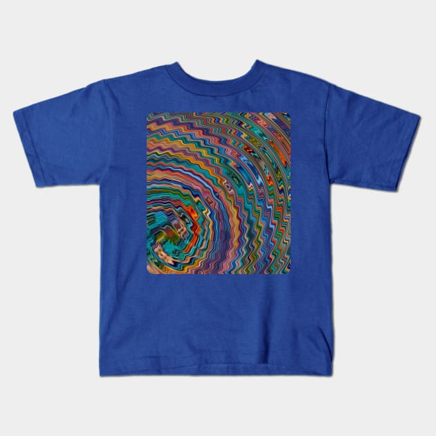 Wavelength Wanderer Kids T-Shirt by SpotterArt